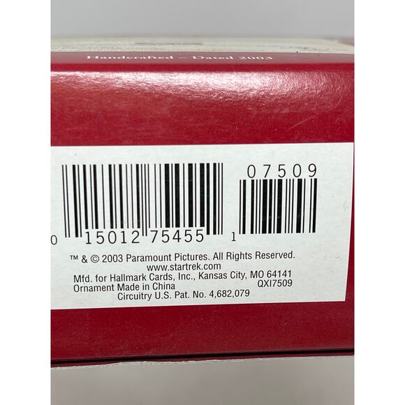Hallmark Keepsake The Scorpion Star Trek Nemesis Ornament Magic Light 2003 New - Picture 6 of 6